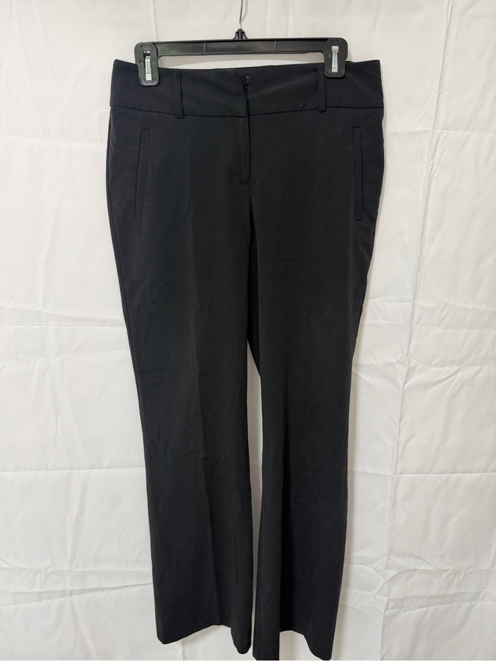 Dana Buchman Black High-Waist Dress Pants